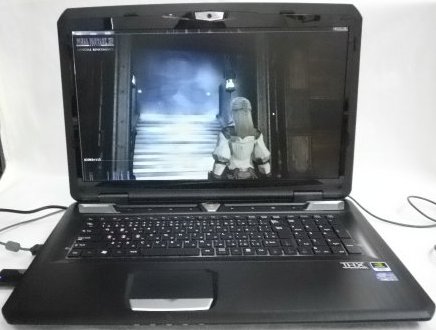 ゲーミングノートGalleria core-i7 GTX675M バッグ付き